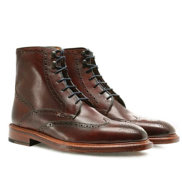 OLIVER SWEENEY Leather Carnforth Brogue Boots