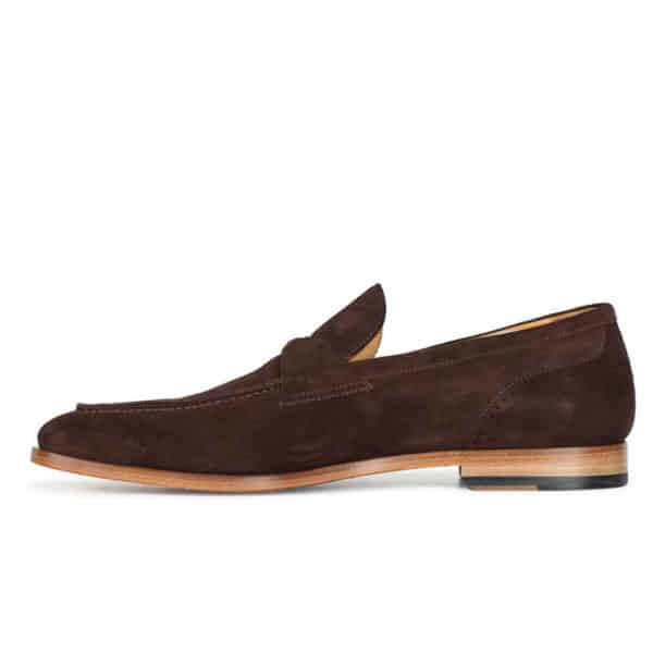 Oliver Sweeney TORBOLE BROWN SUEDE BUTTERFLY STRAP LOAFER4