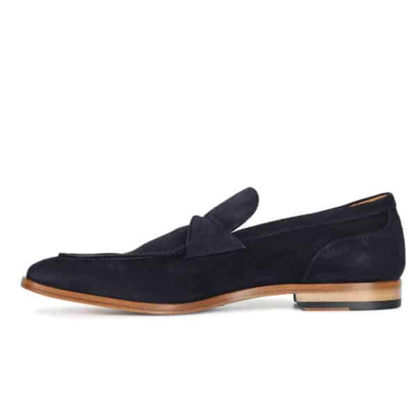 Oliver Sweeney Torbole Navy SUEDE BUTTERFLY STRAP LOAFER