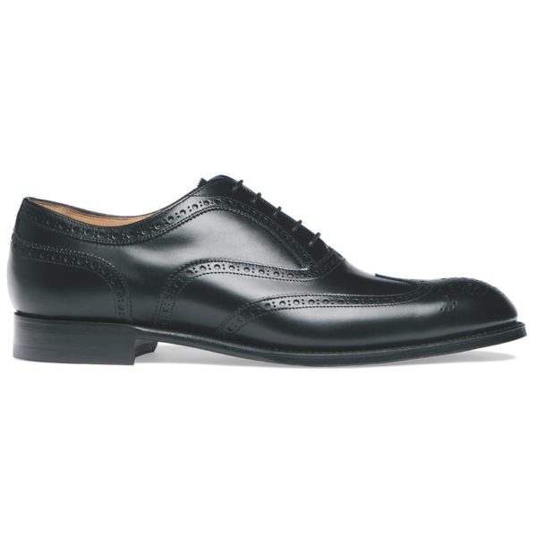 cheaney arthur iii oxford brogue in black calf leather p8 1111 image 1