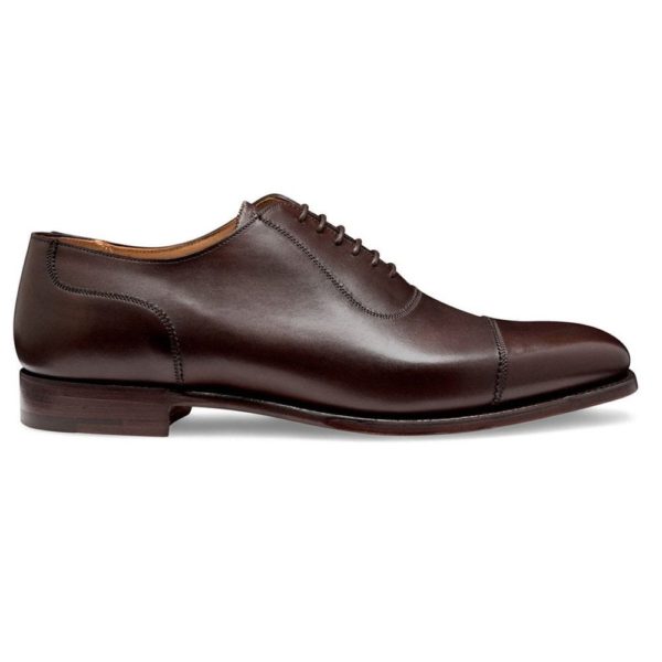 cheaney brackley oxford in burnished mocha calf leather p497 6302 image