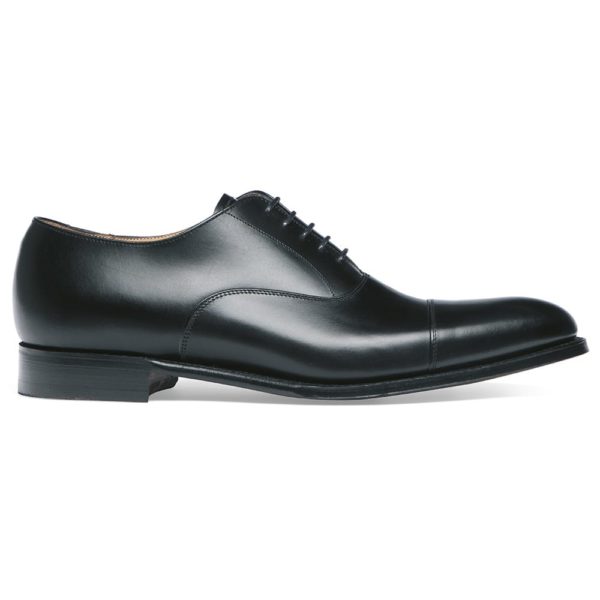 cheaney lime classic oxford in black calf leather leather sole p34 1275 image