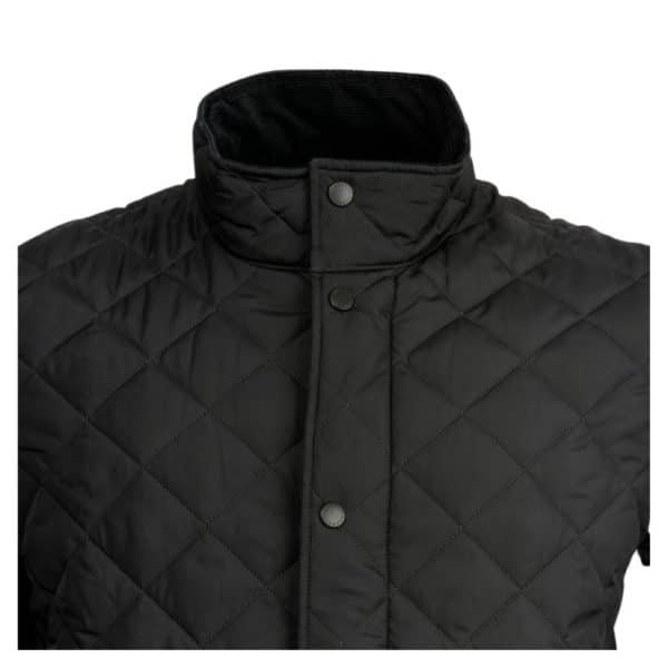 Barbour Chelsea Quilted Navy Neck