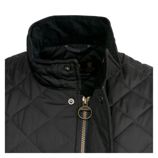 Barbour Chelsea Quilted Navy Zip