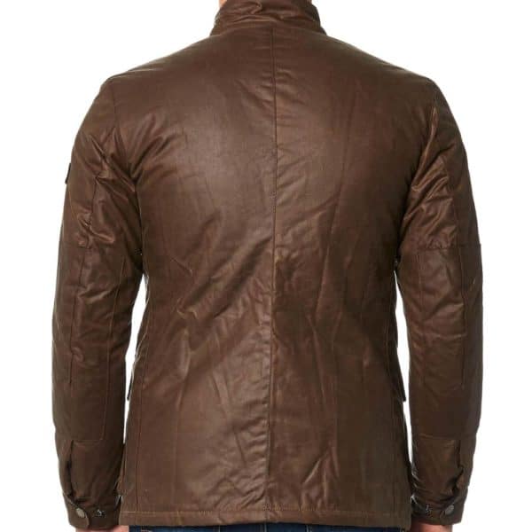 Barbour Wax Jacket Duke Brown Back