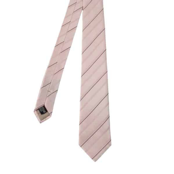 Emporio Armani pink stripe tie main