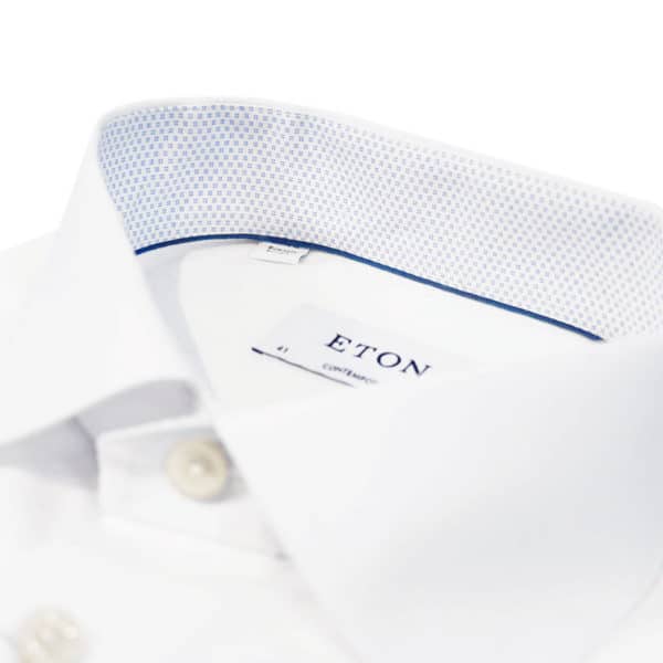 Eton Shirt micro print collar details white