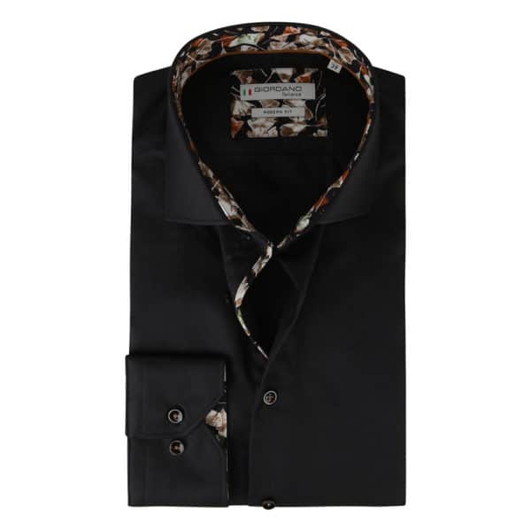 Giordano black long sleeve shirt gingko