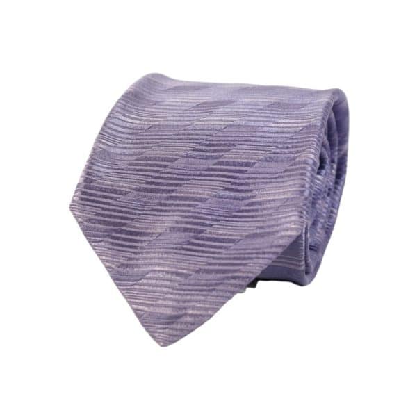 Giorgio Armani tie stripe lilac 1