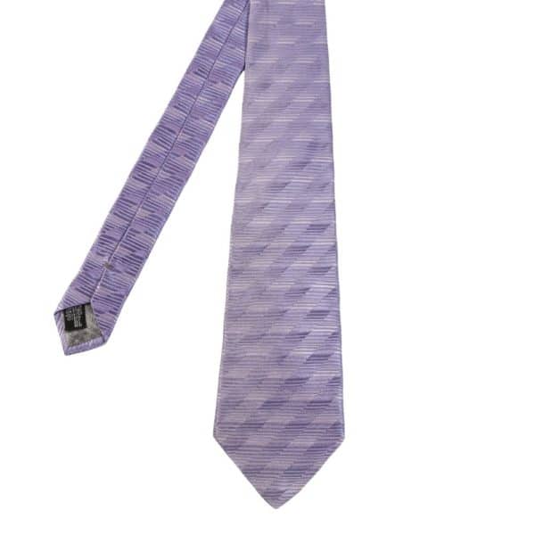 Giorgio Armani tie stripe lilac main 1