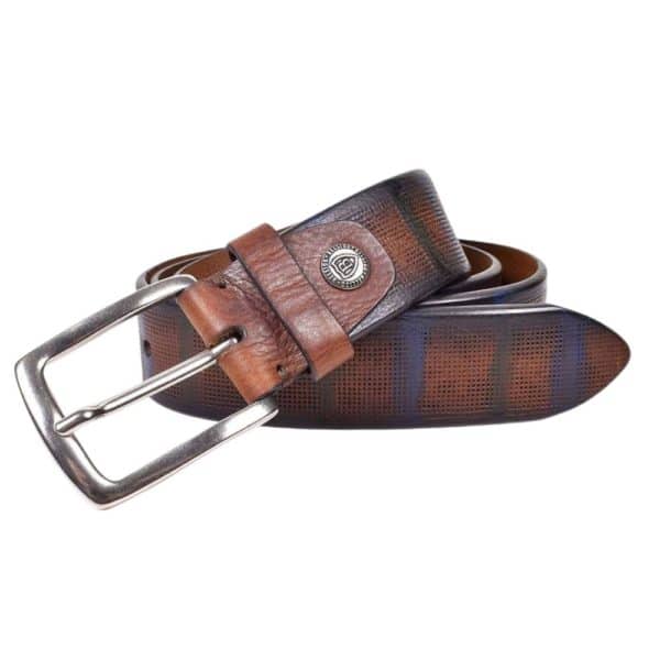 MIGUEL BELLIDO BELT STRIPE BLUEGREEN