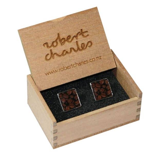 Robert Charles Cufflinks coffee