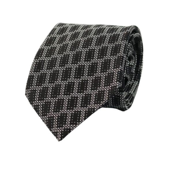 armani collezioni rectangles overlap tie