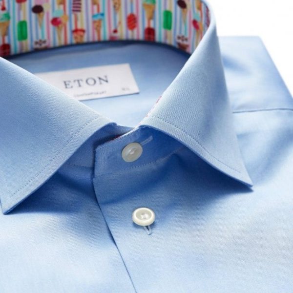 eton shirts contemporary fit light blue shirt with ice cream trim 30000046123 p26444 128381 medium