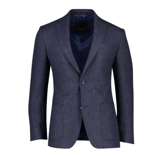 roy robson navy check jacket 4