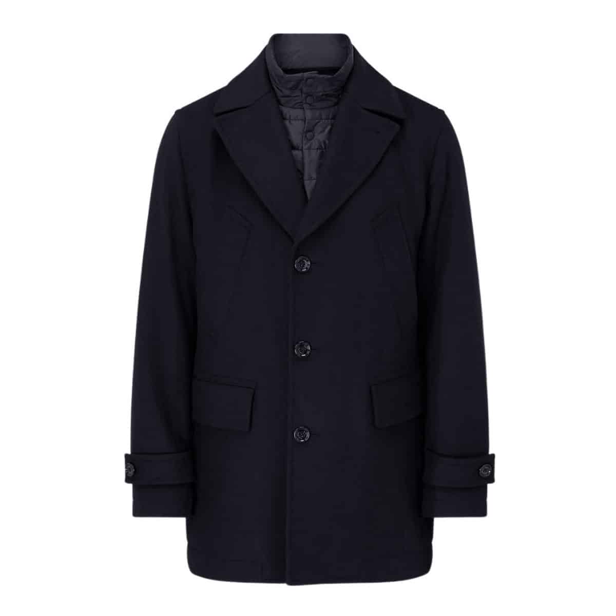 BOSS CONWAY NAVY COAT | Menswear Online