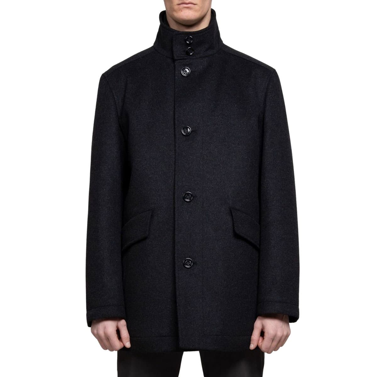 BOSS COXTAN CHARCOAL COAT Menswear Online