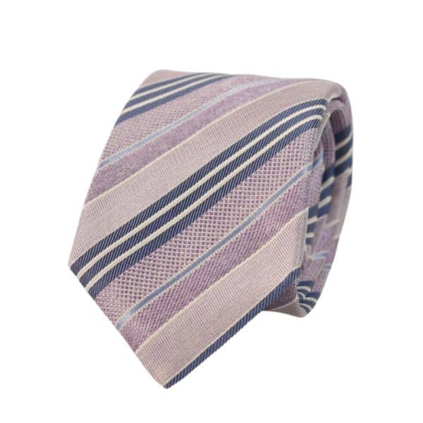 Canali Regimental tie lilac