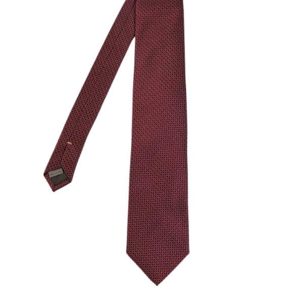 Canali dots tie crimson main