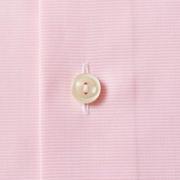 Eton Shirt Pink and White Fine Stripe fabric