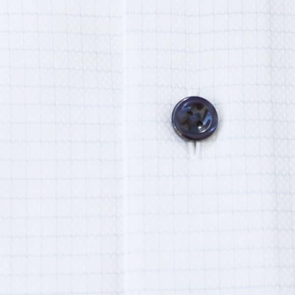 Eton Shirt thin blue check white fabric 1