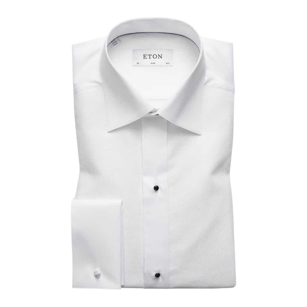 Eton shirt signature twill white french cuff1 1