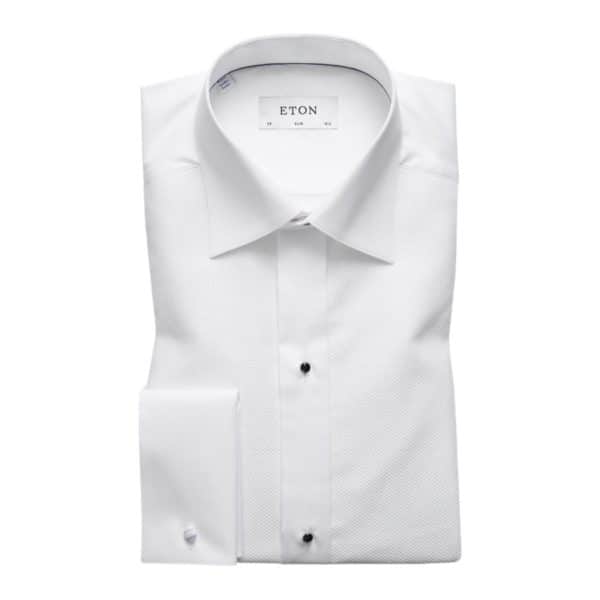 Eton shirt signature twill white french cuff1 1