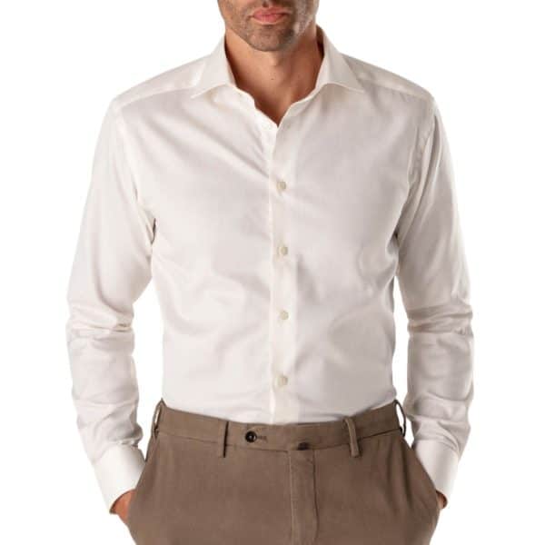 Eton shirt signature twill white french cuff1