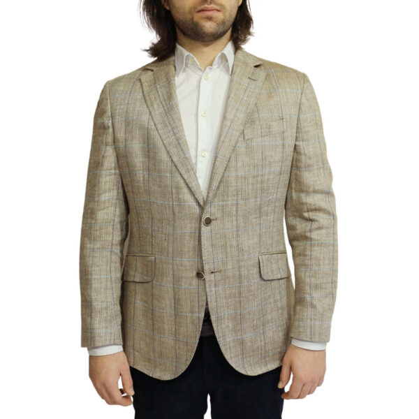 HACKETT BEIGE HERRINGBONE JACKET