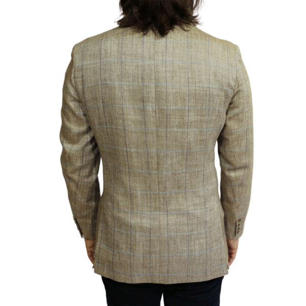 HACKETT BEIGE HERRINGBONE JACKET back