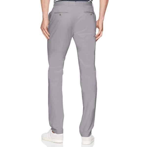 Hackett Kensington Slim Cement Grey Chinos back