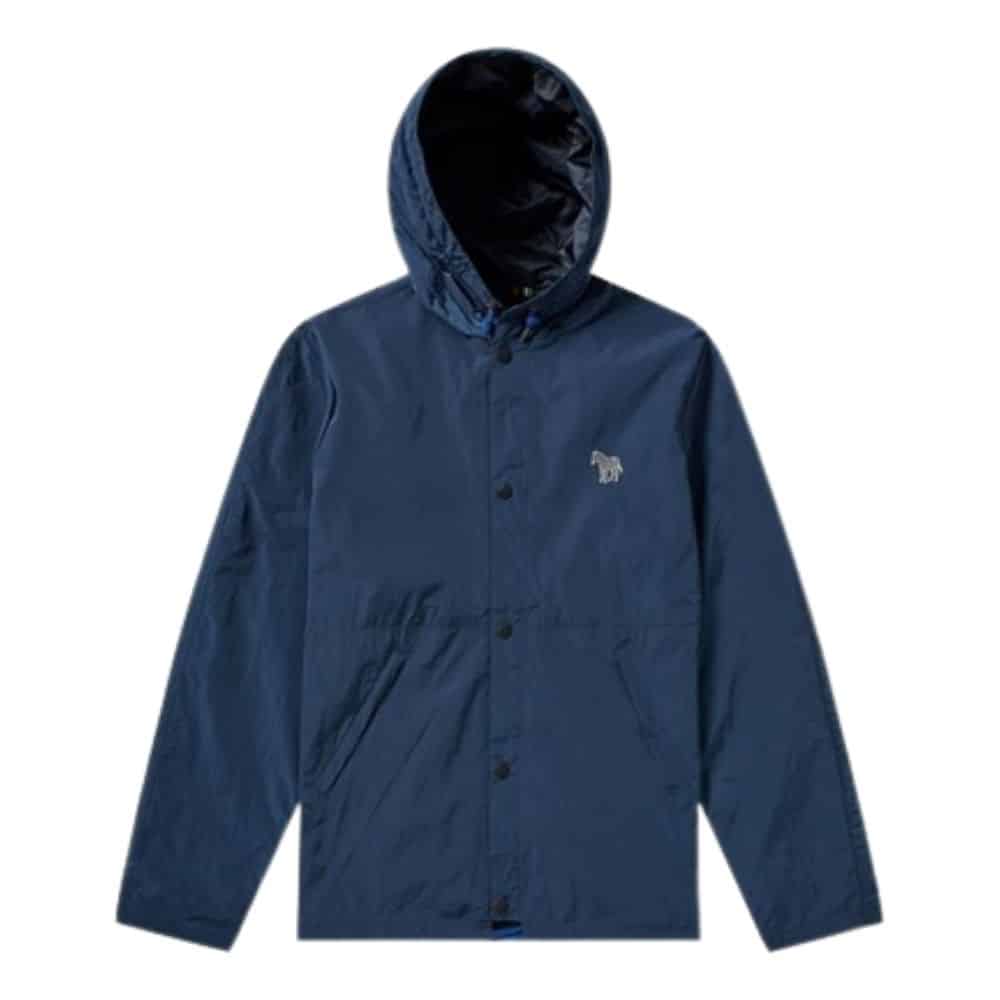 Paul Smith Men s Navy Blue Zebra Showerproof Jacket Menswear Online