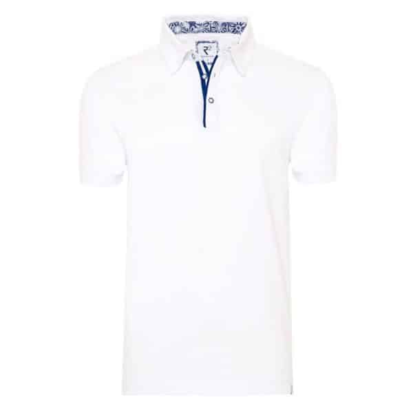 R2 AMSTERDAM WHITE POLO SHIRT