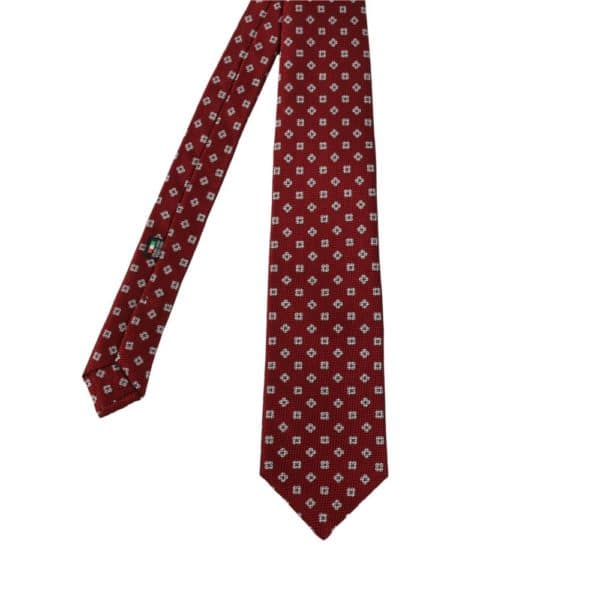 Silvio Fiorello Square and Diamond Flower Tie main