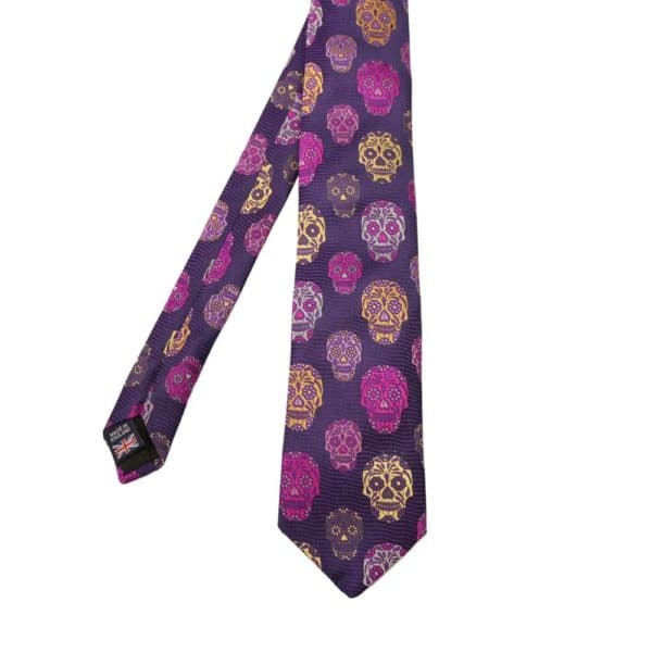 Van Buck Tie Skull Purple 1