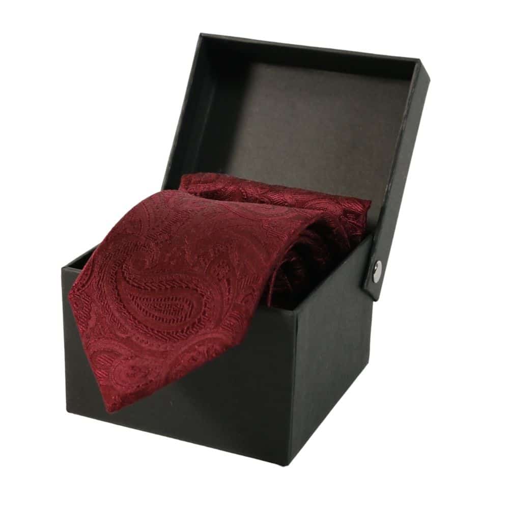 Warwicks paisley box set burgundy 2