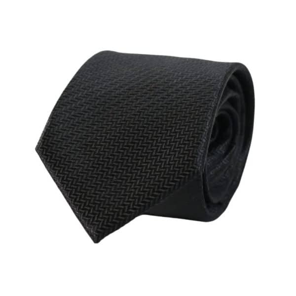 Warwicks solid texture tie black