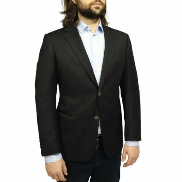 Armani 2 black blazer jacket front