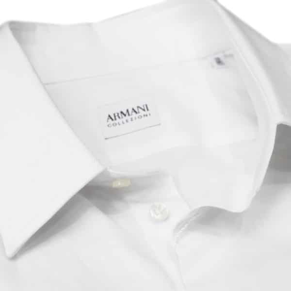 Armani Collezioni white shirt collar1