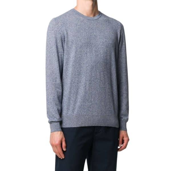 BOSS SPECKLED COTTON JUMPER2