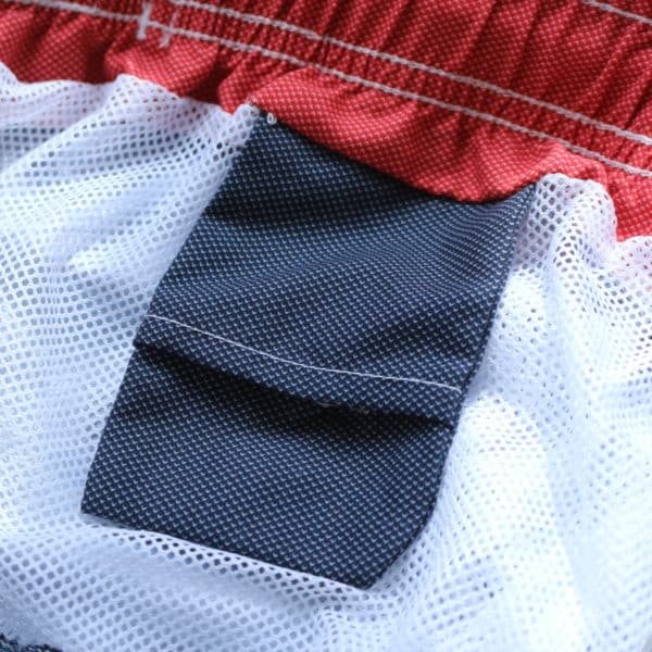 Baileys swim shorts navy detail inside pocket