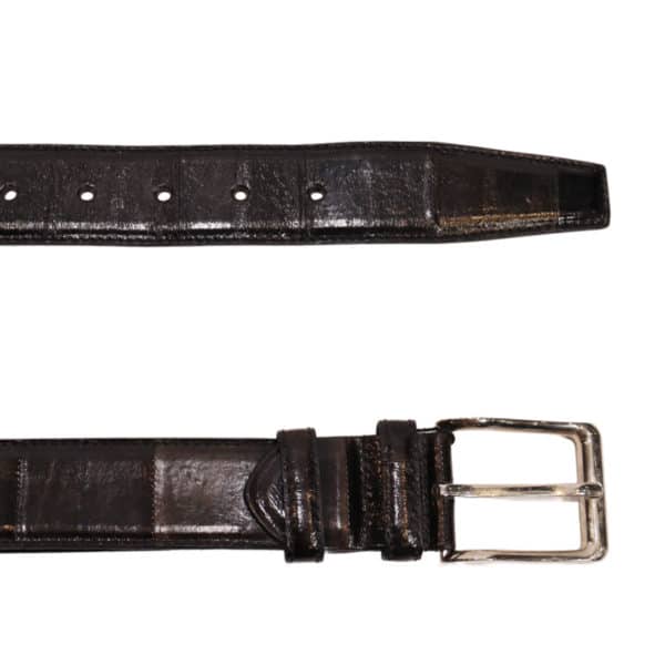Black leather belt2