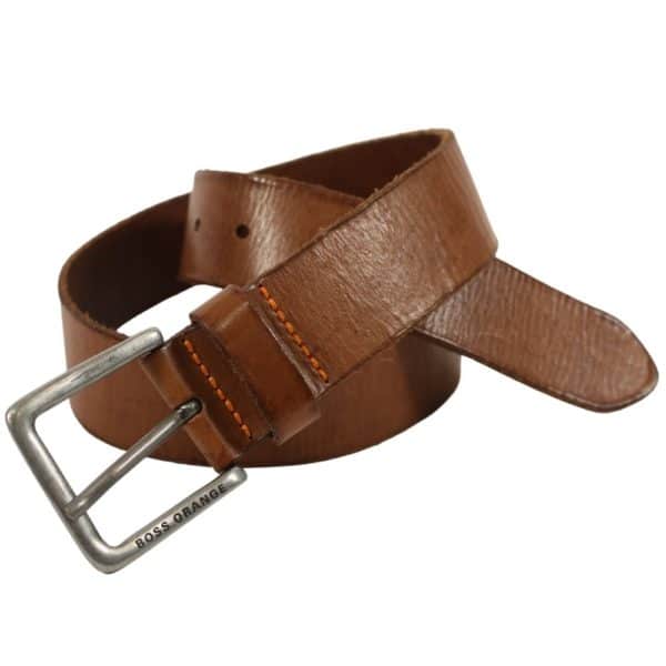 Boss Jeek Leather Belt Tan 1