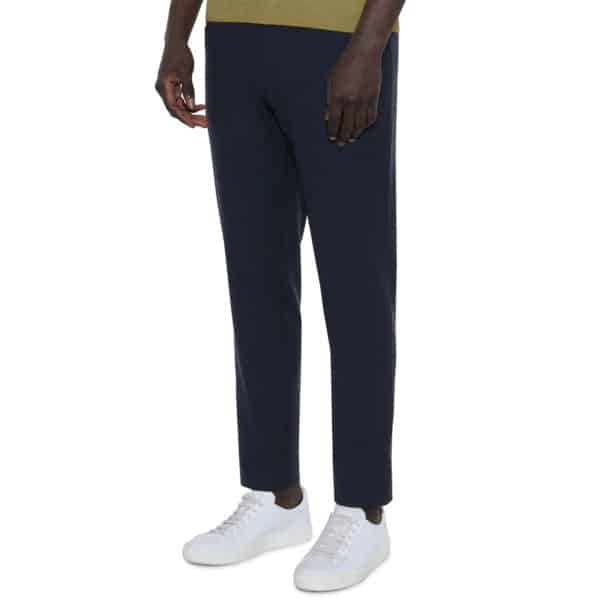 CANALI FORMAL WOOL TROUSERS IN NAVY front2