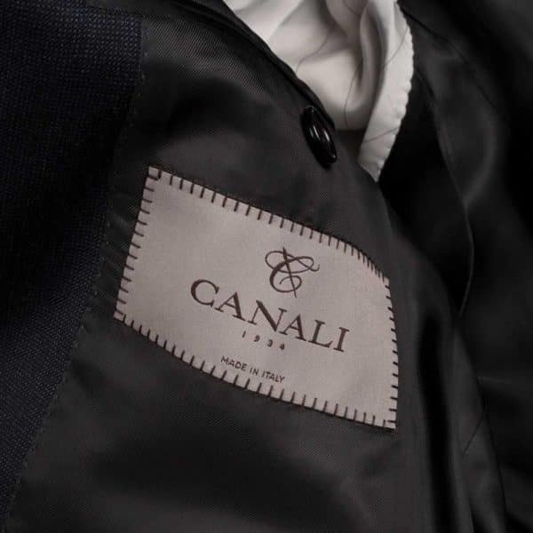 CANALI PINHEAD NAVY LABEL