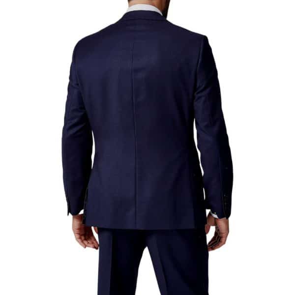 CANALI PURE WOOL FLAT WEAVE SUIT IN NAVY1