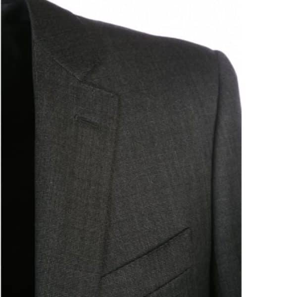 CANALI PURE WOOL PINHEAD SUIT IN CHARCOAL1
