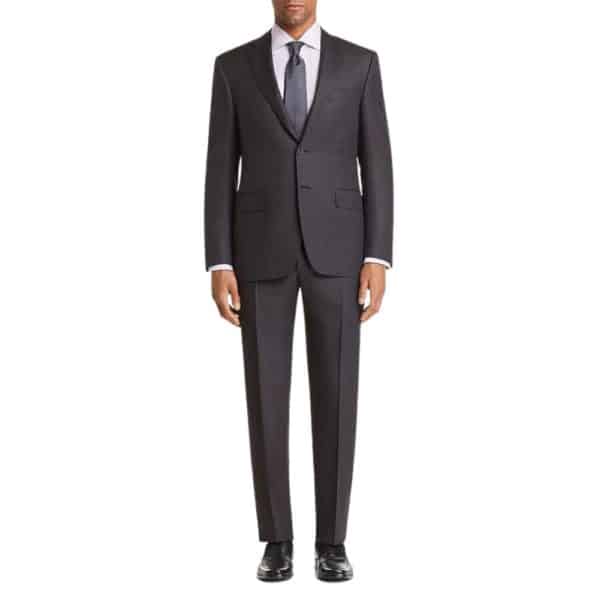 CANALI PURE WOOL SUIT IN CHARCOAL