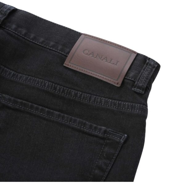 Canali Black Jeans pocket