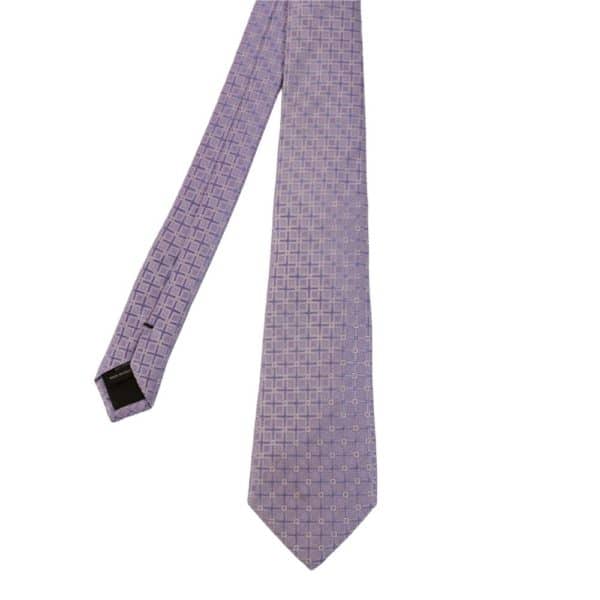 Canali Square grid tie 1